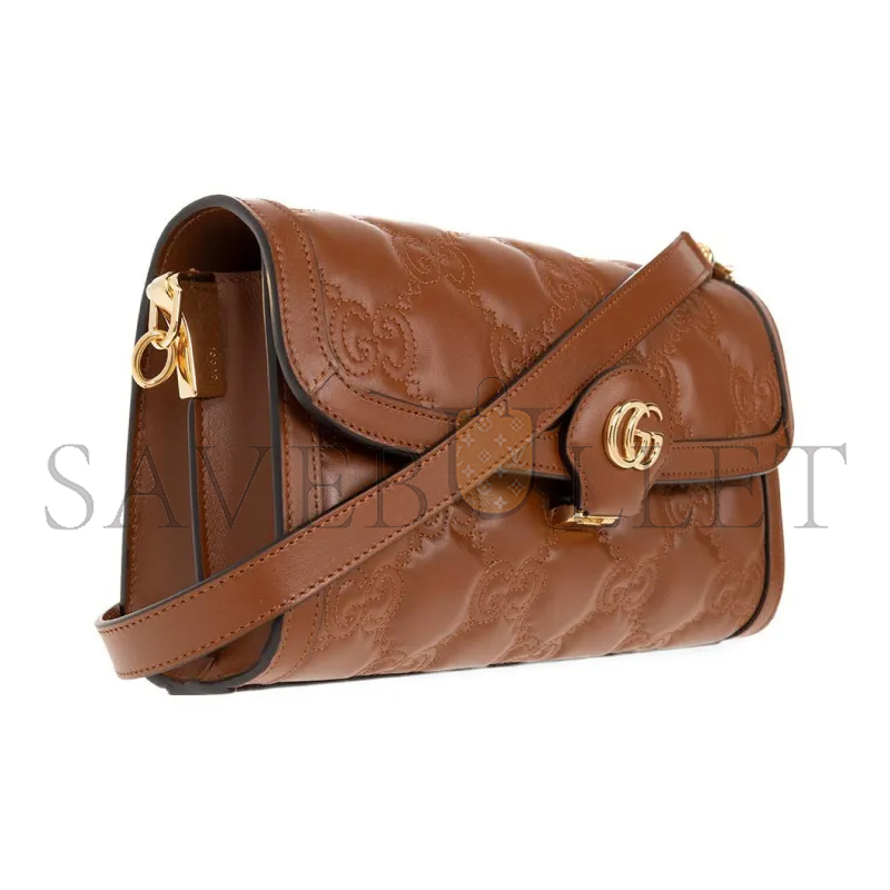 G*u*i small gg matelassÉ leather bag 724529 (25.5*16*8.5cm)